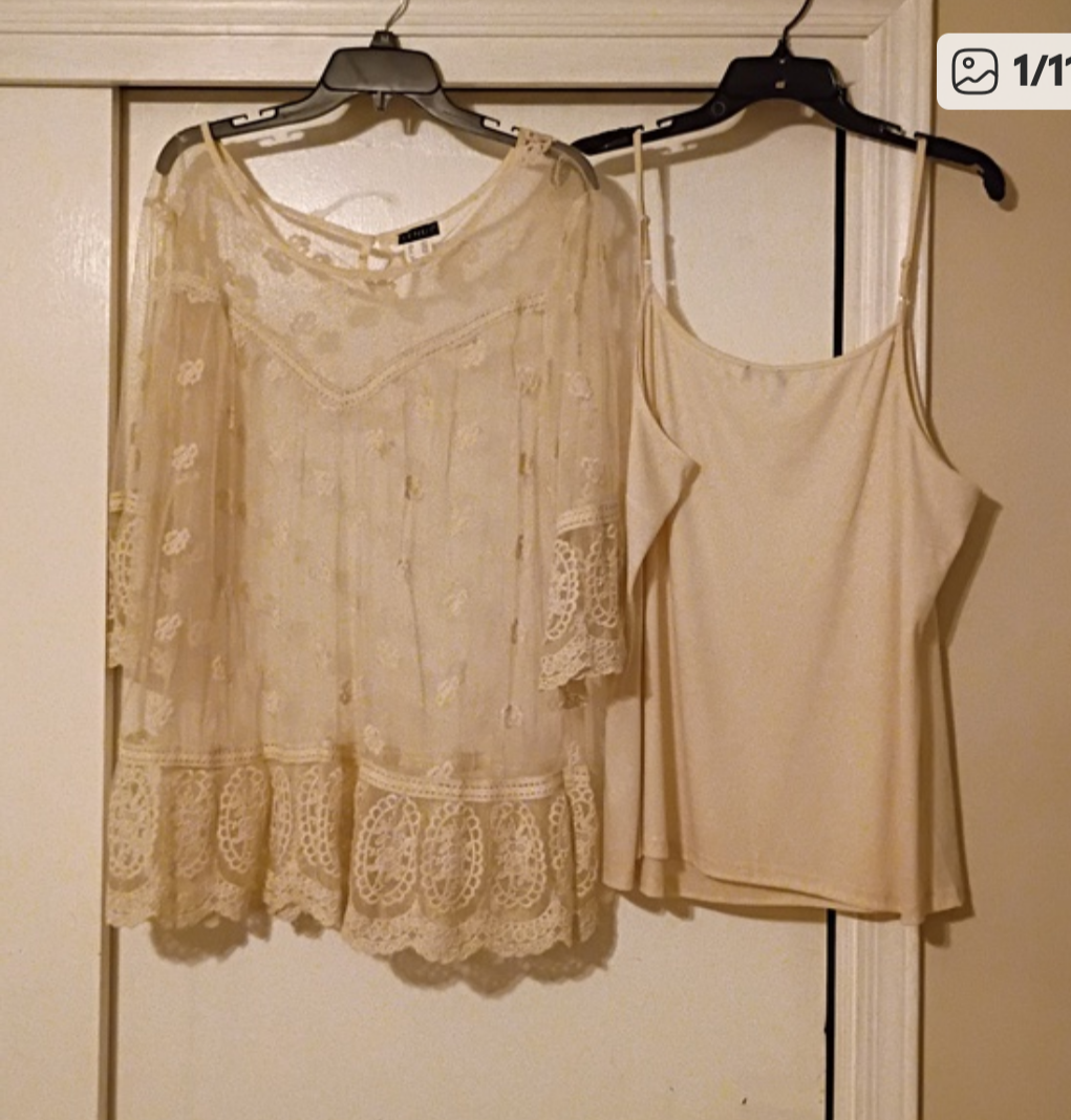 Venus Lace 2-Piece Cami Top