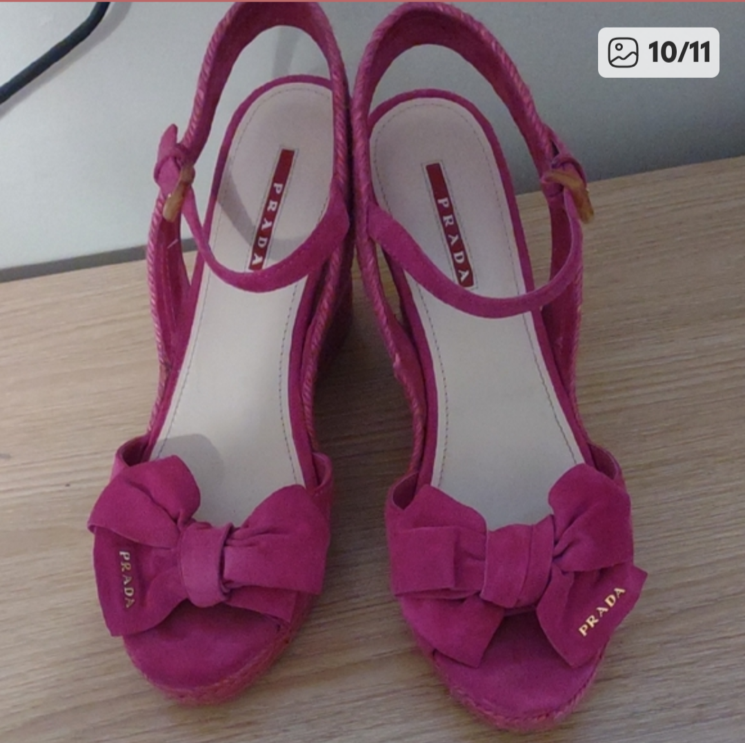Prada Pink Sandals