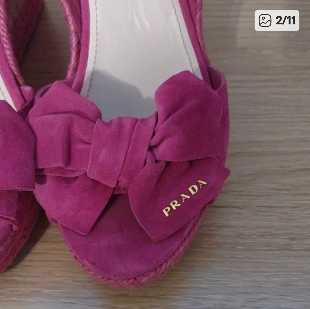 Prada Pink Sandals