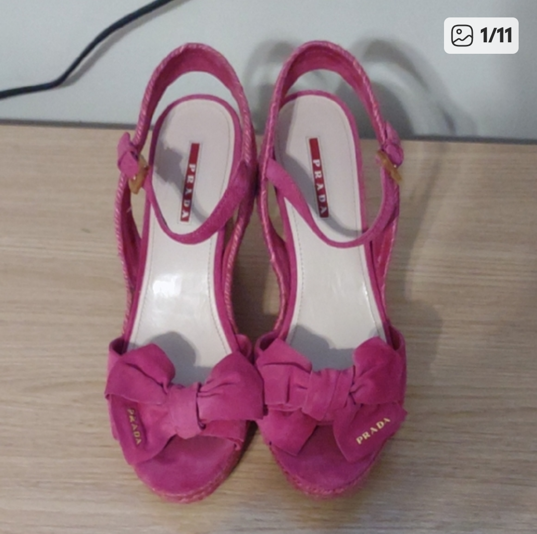 Prada Pink Sandals