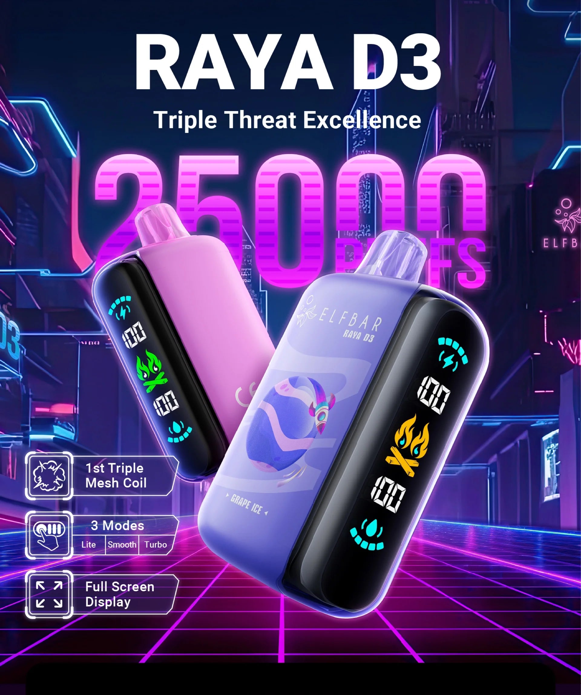 RAYA D3 Vape Device