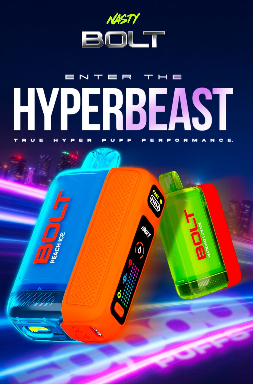 Nasty Bolt Hyperbeast 50k puffs