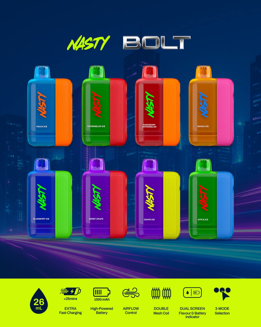 Nasty Bolt Hyperbeast 50k puffs 