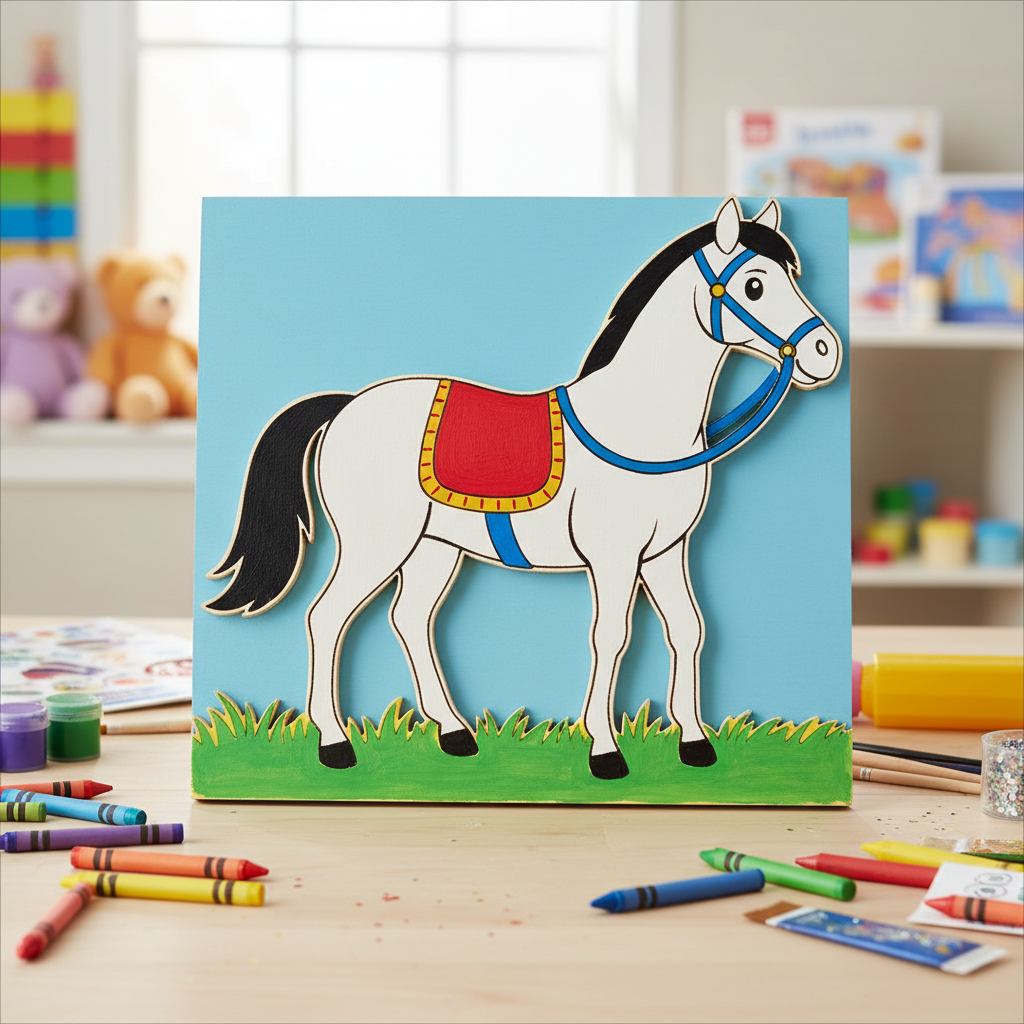 MDF Animal DIY Kit for 3+ Years kids