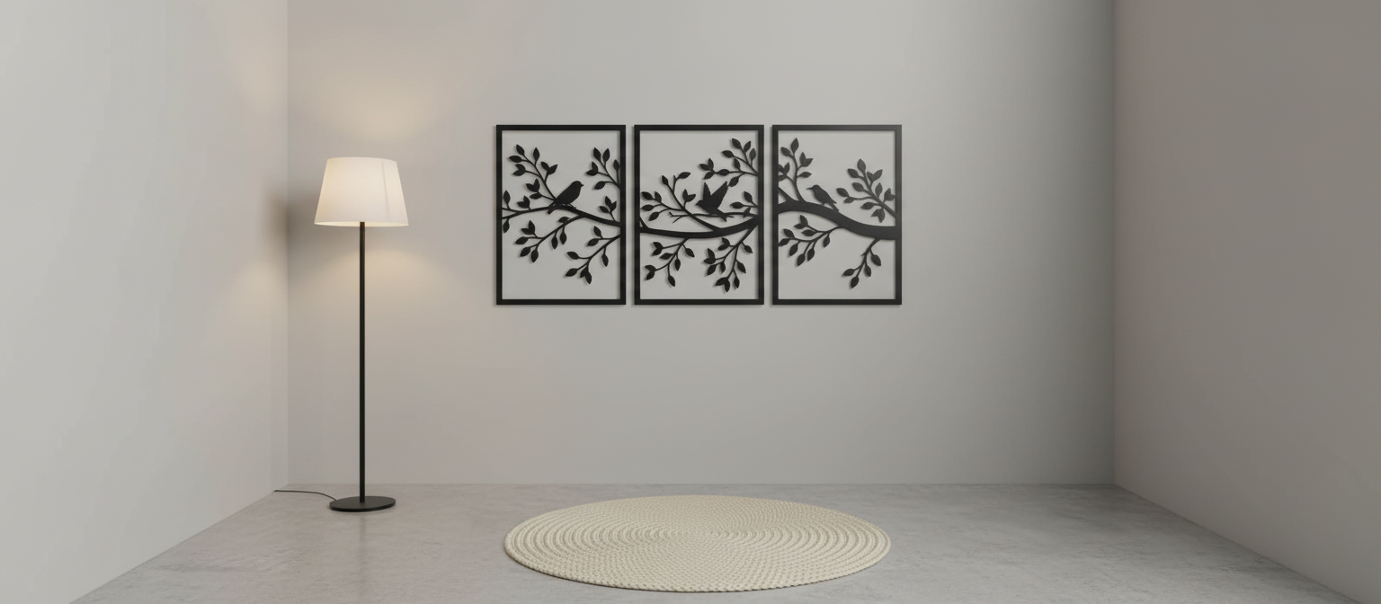 MDF Tree Branch Wall Art Set