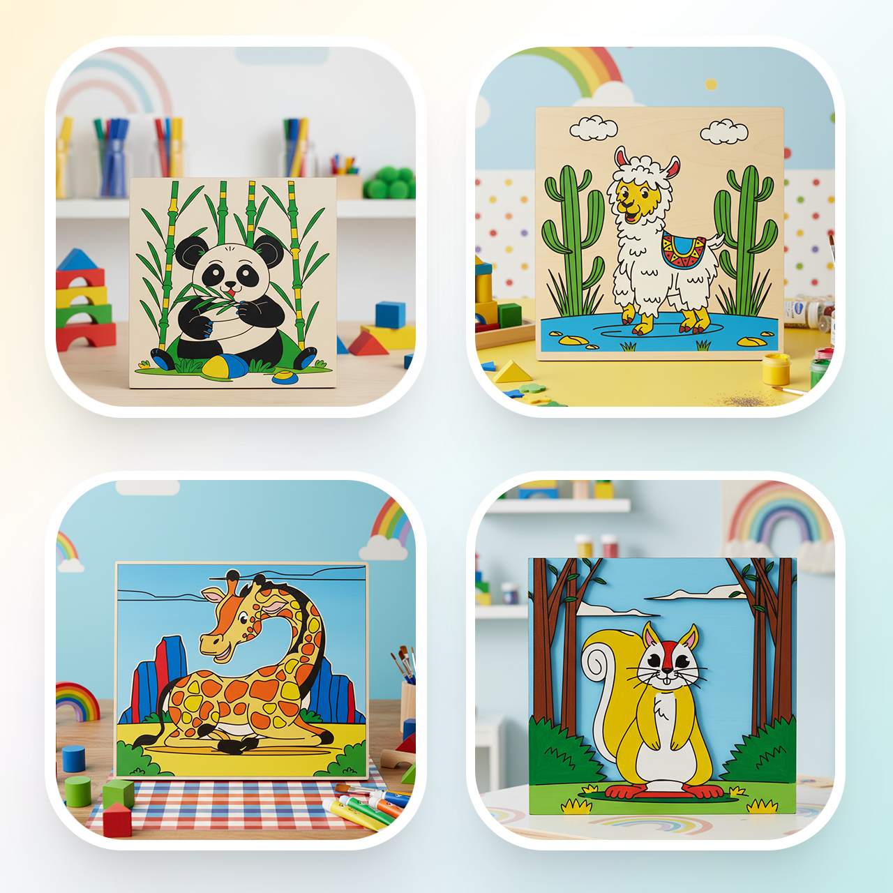 MDF Animal DIY Kit for 7+ Years kids