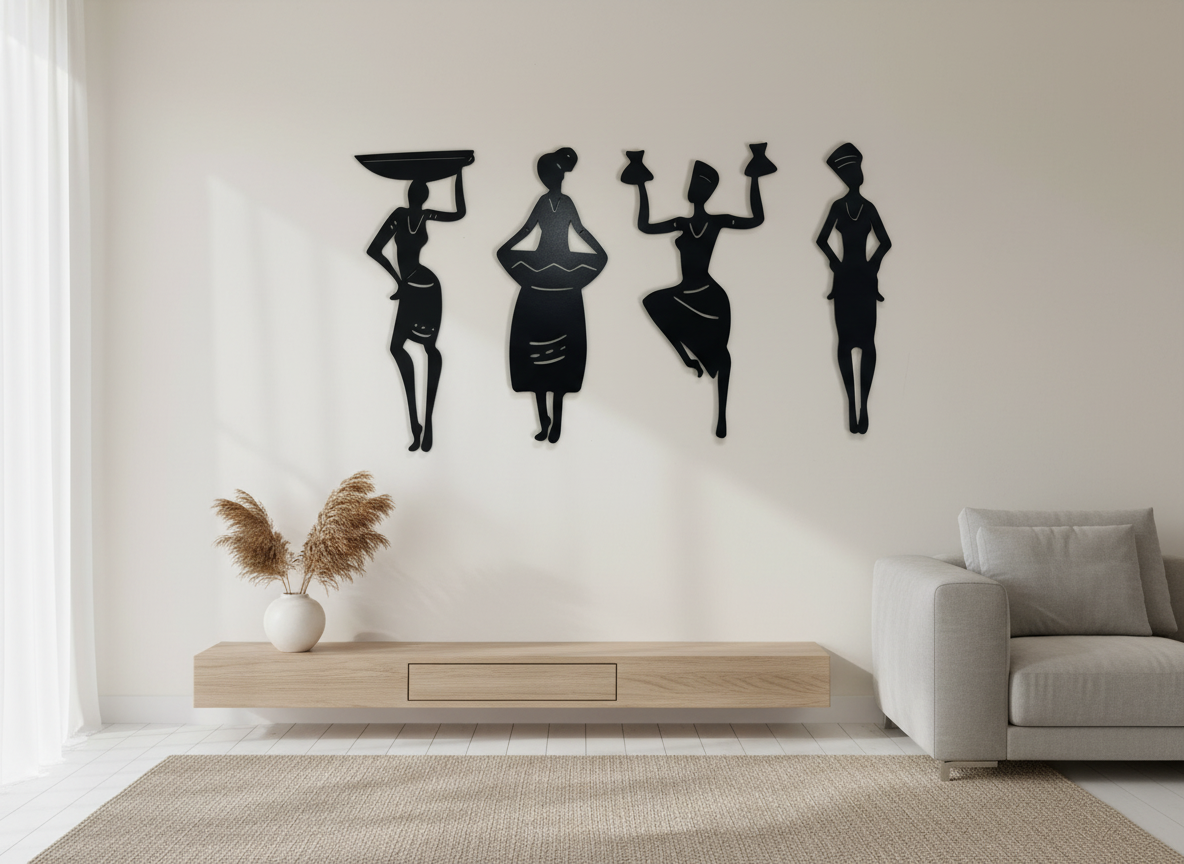 Tribal Art Wall Decor Set