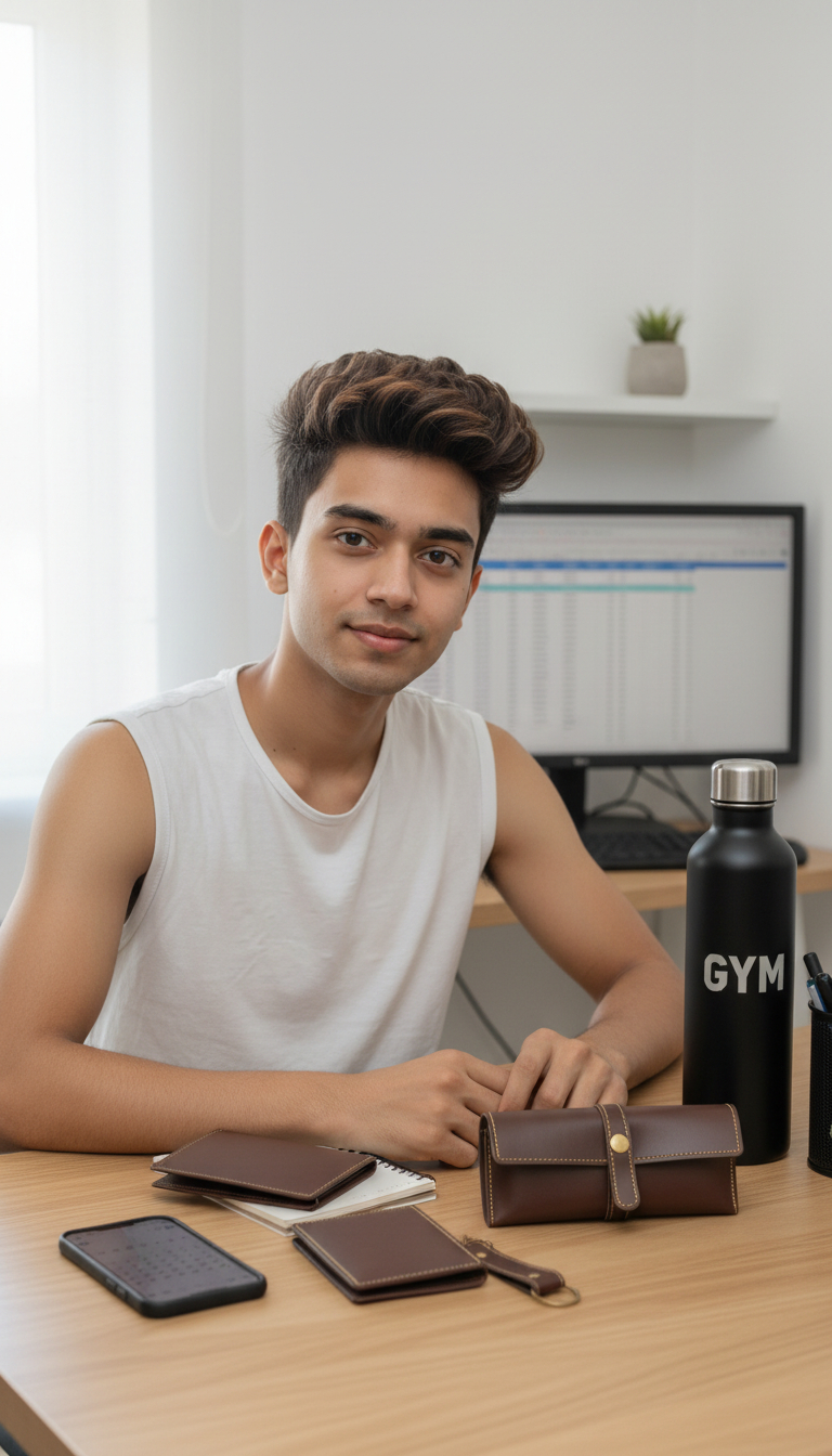 Leather Wallet Organizer For Man