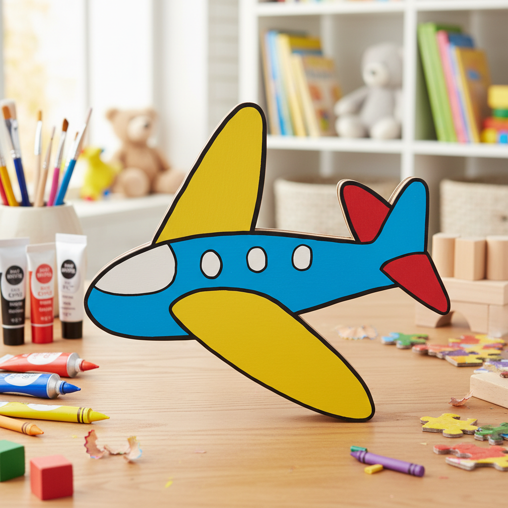 MDF Vehicle DIY Kit for 3+ Years kids