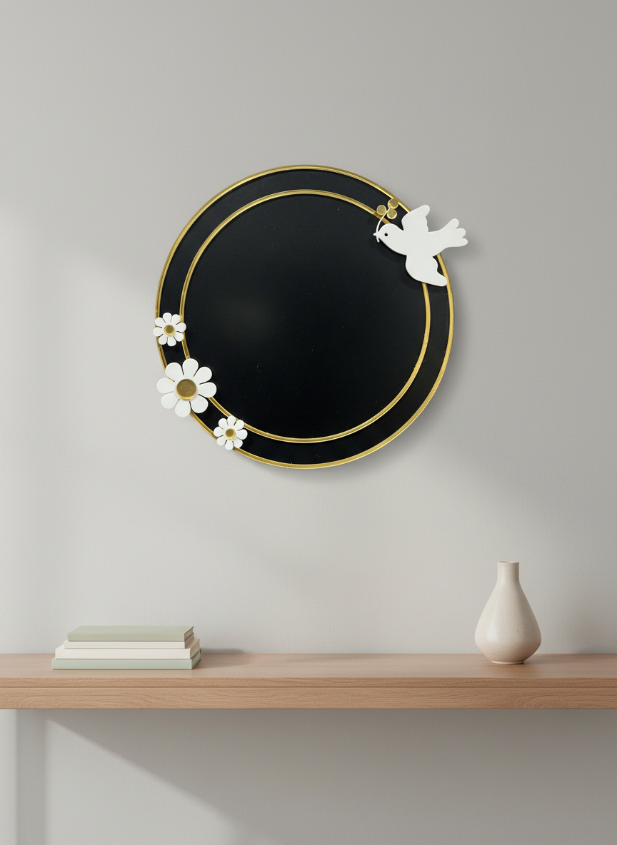 Elegant Daisy Wall Name Plate