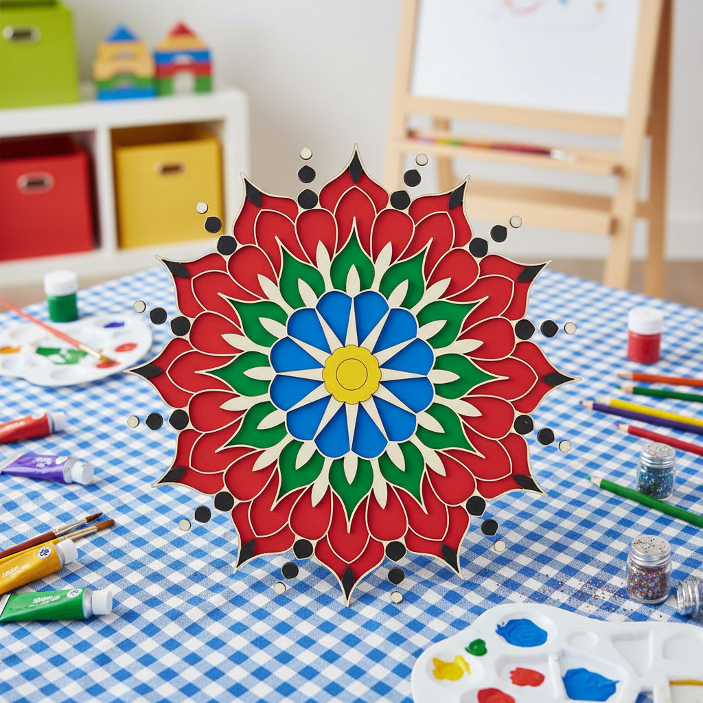 MDF Mandala DIY Kit for 7+ Years kids