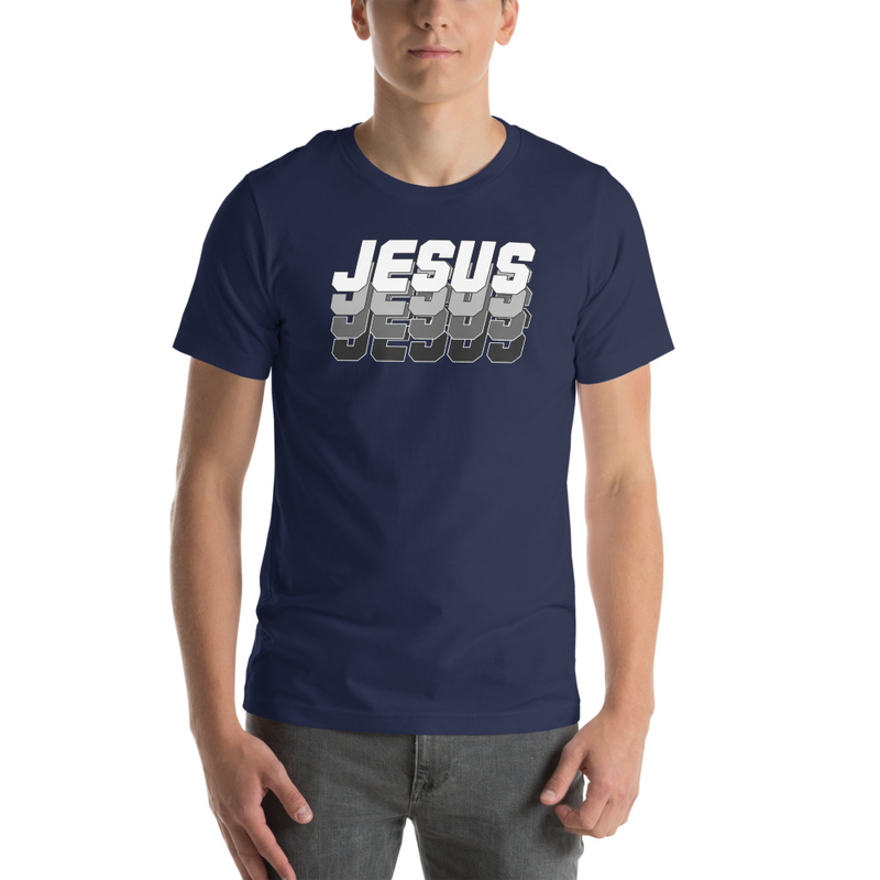 Black to White Jesus Unisex t-shirt