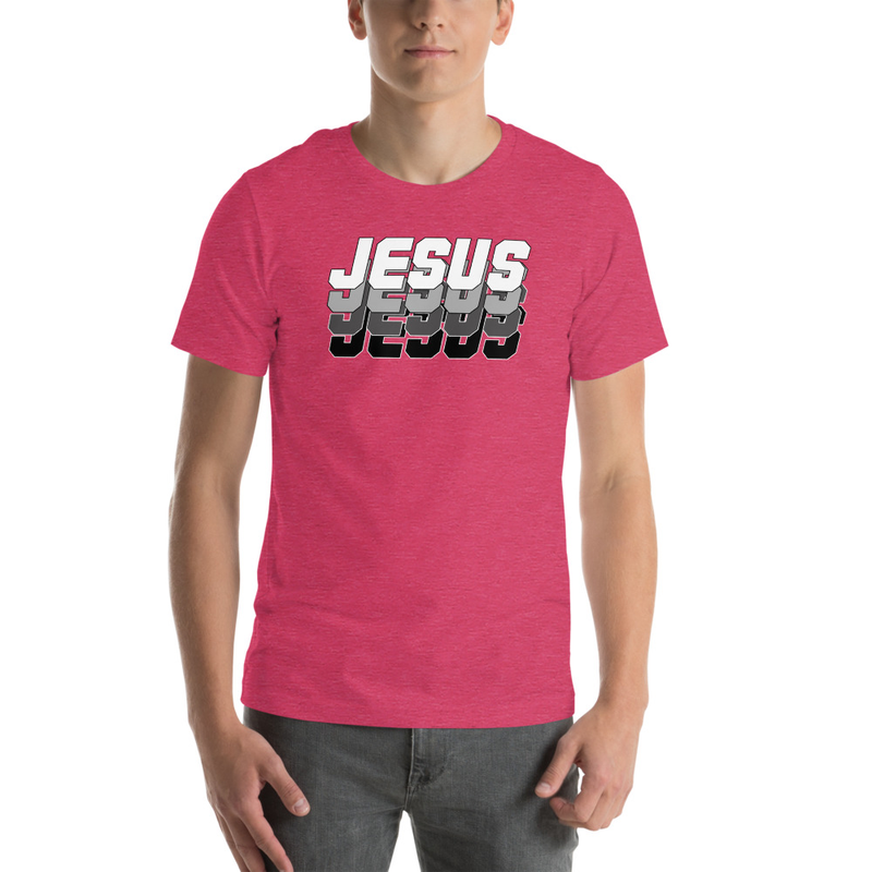 Black to White Jesus Unisex t-shirt