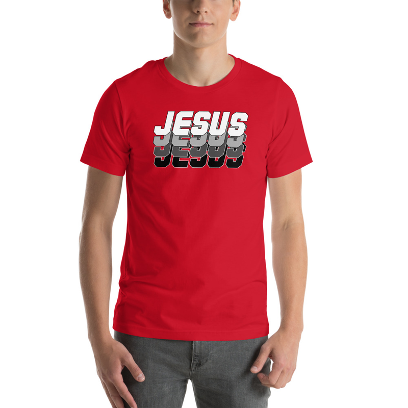Black to White Jesus Unisex t-shirt