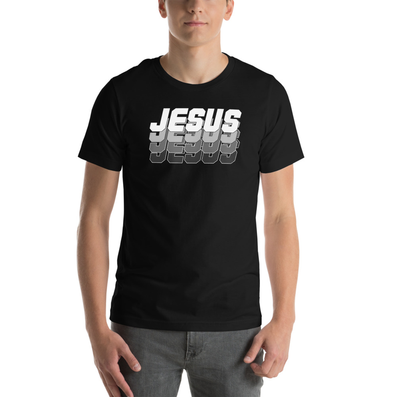 Black to White Jesus Unisex t-shirt