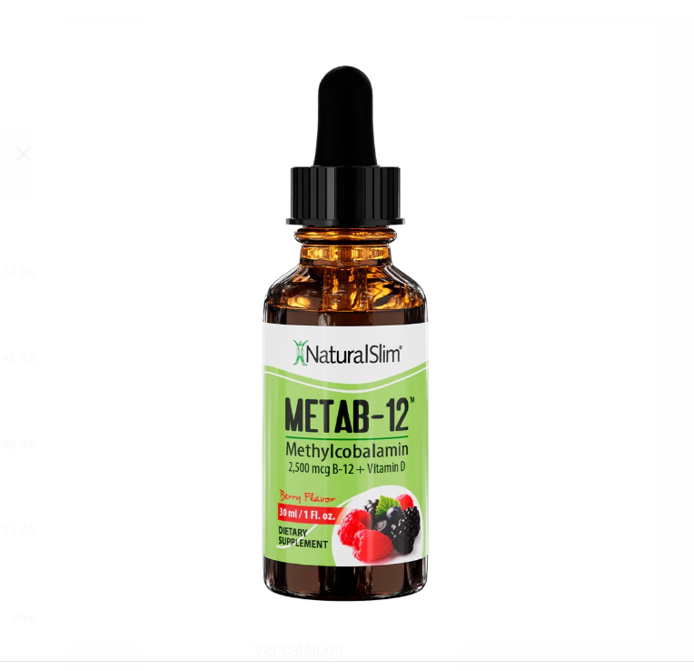 METAB-12® Berry Liquid Vitamin B-12 (methylcobalamin) + Vitamin D