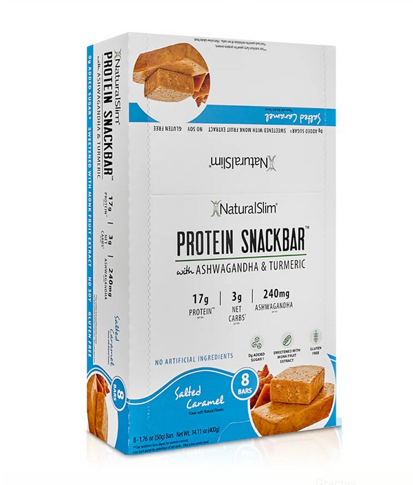NaturalSlim® Protein Snackbar™ Salted Caramel | Barras de proteína