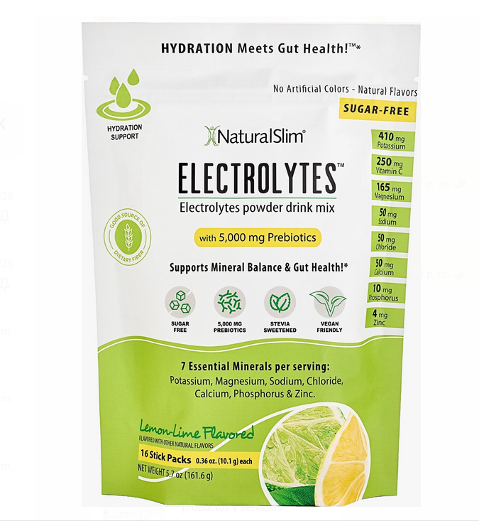 NaturalSlim Electrolytes™ Lemon-Lime