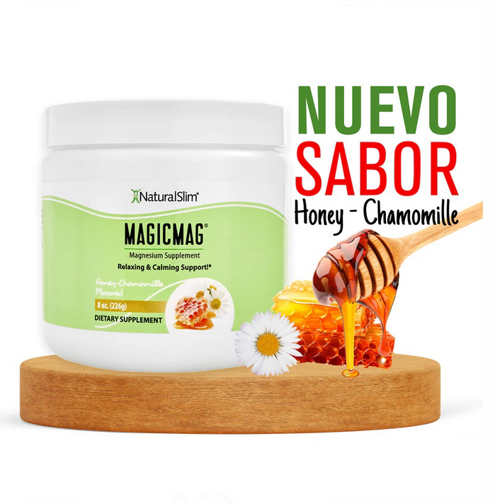 MagicMag® Manzanilla-Miel | Suplemento de Magnesio | Apoyo Relajante y Calmante