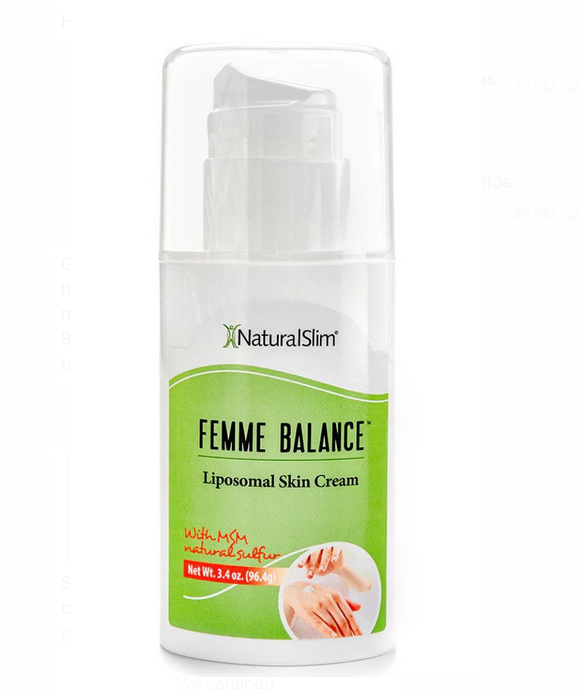 Femme Balance™ | Crema Liposomal Para la Piel
