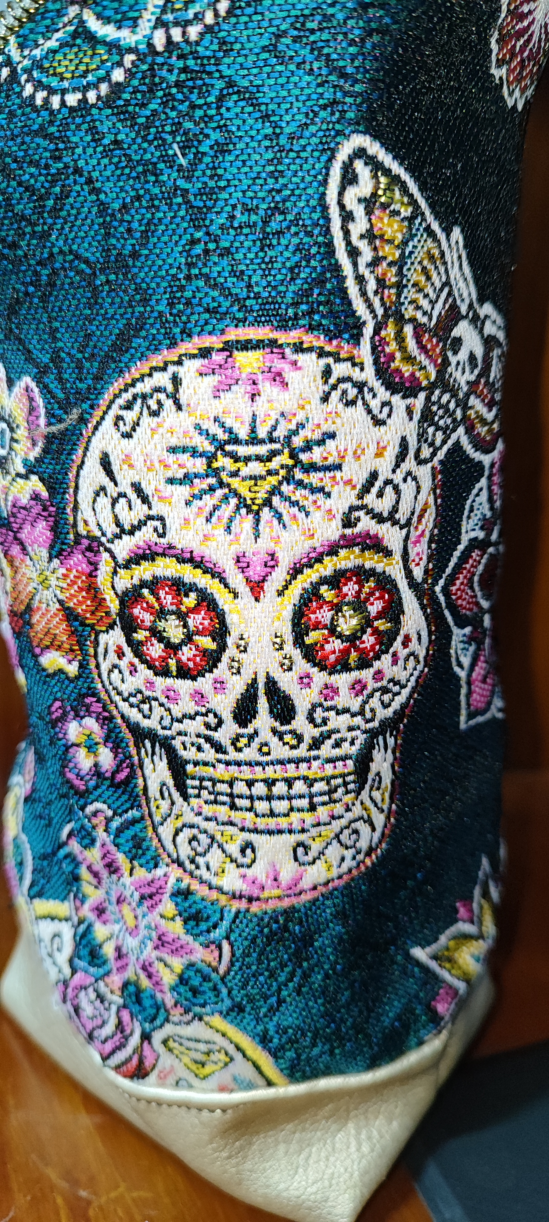 Trousse vertivale (pot à crayons) " EL DIA DE LOS MUERTOS "