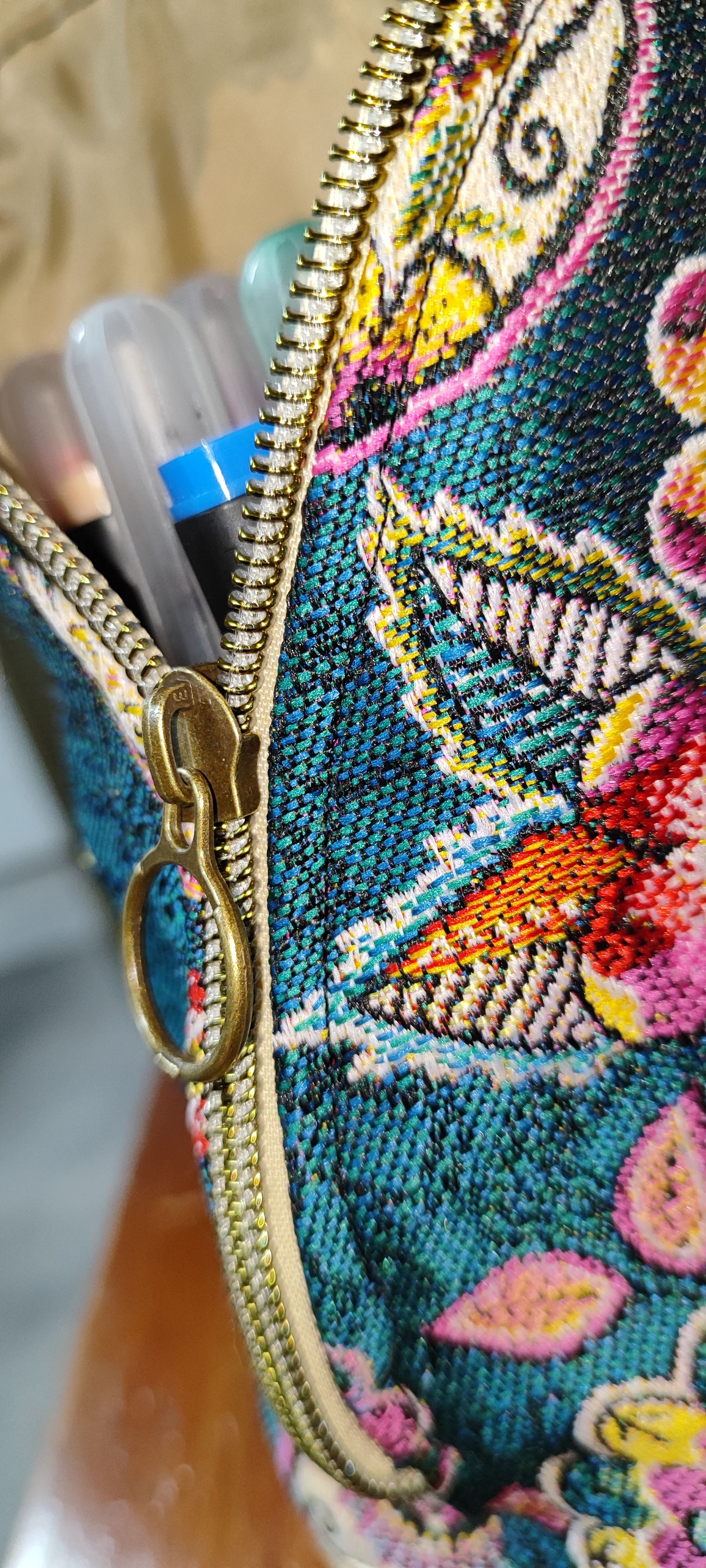 Trousse vertivale (pot à crayons) " EL DIA DE LOS MUERTOS "