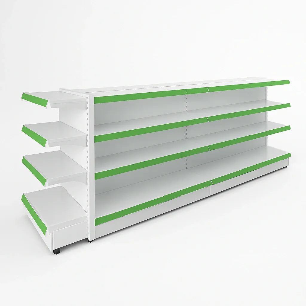 Góndolas de Centro L: 1.20 * H 1.90 * D 0.45