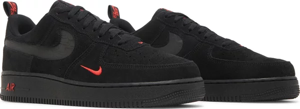 Nike Air Force 1 ‘Reflective Swoosh – Black Crimson’