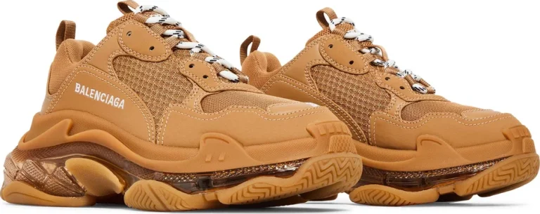 Balenciaga Triple S ‘Clear Sole – Light Camel’