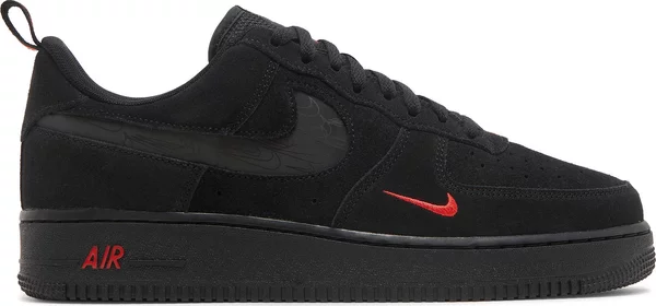 Nike Air Force 1 ‘Reflective Swoosh – Black Crimson’