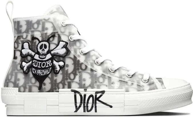 Dior B23 High ‘Dior Oblique – Shawn Bee Embroidery Patch’