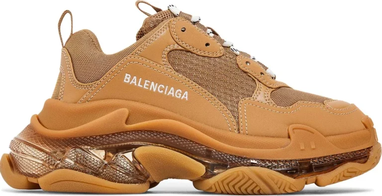 Balenciaga Triple S ‘Clear Sole – Light Camel’