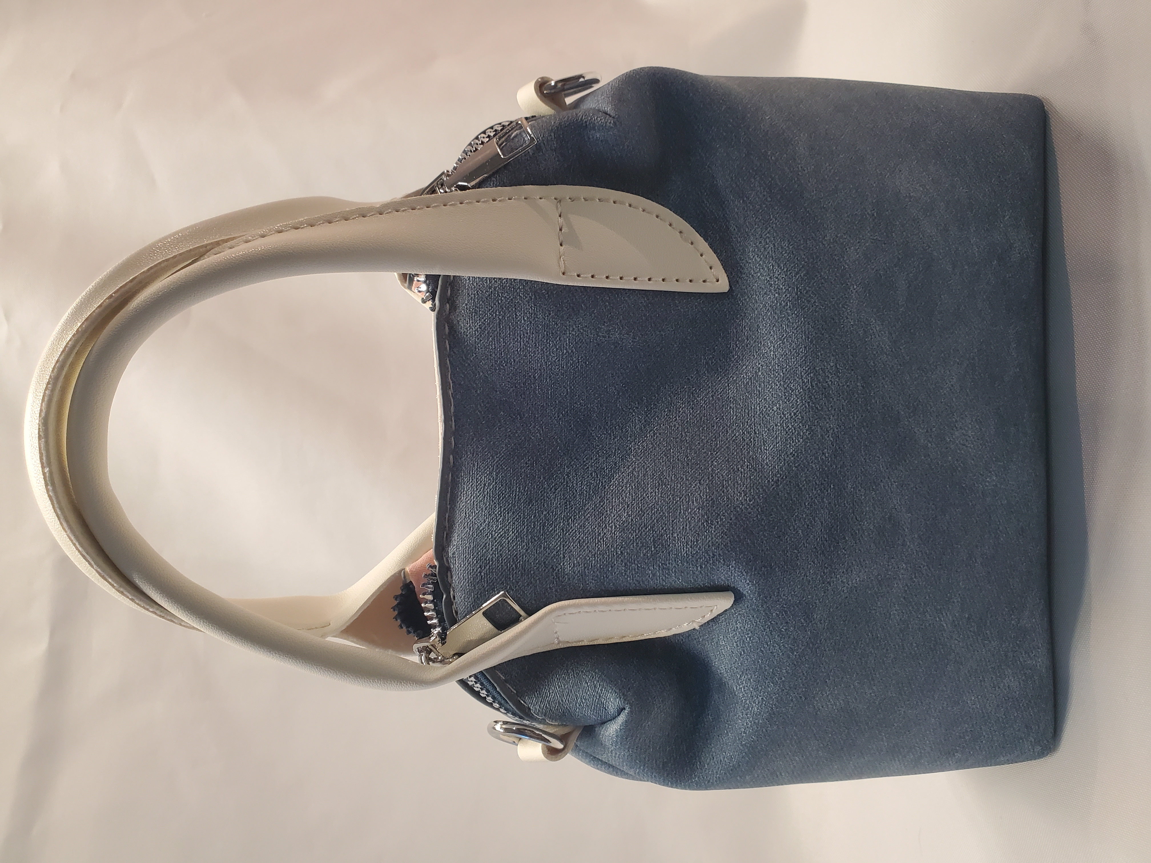 Chic Collar Mini Tote Jeans Bag