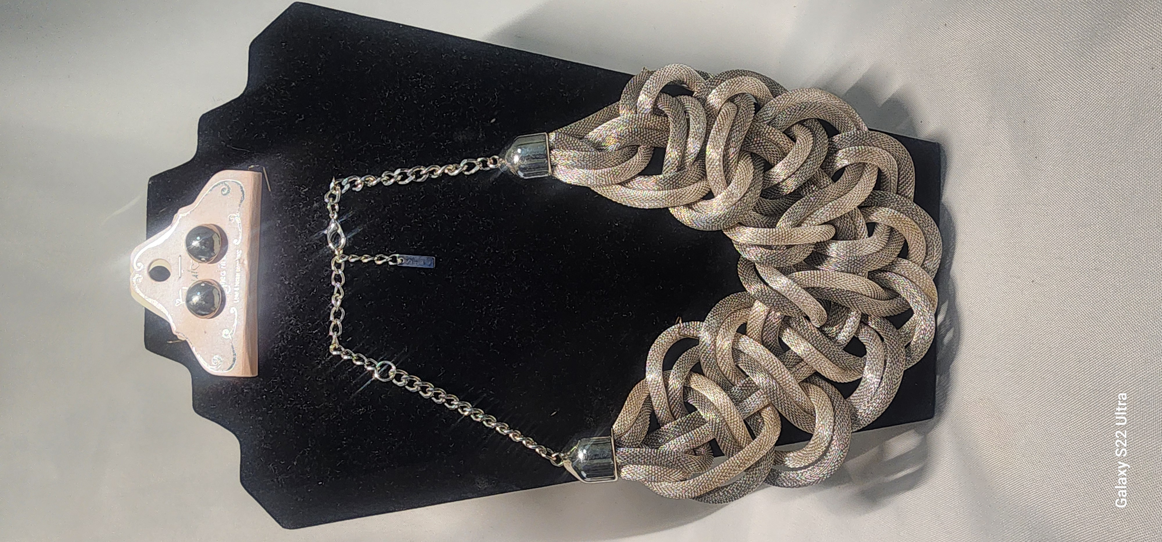 Chunky Chain Statement Necklace Set