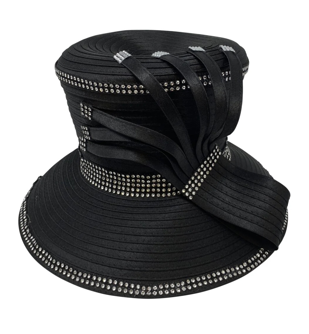 Elegant Black Church Hat