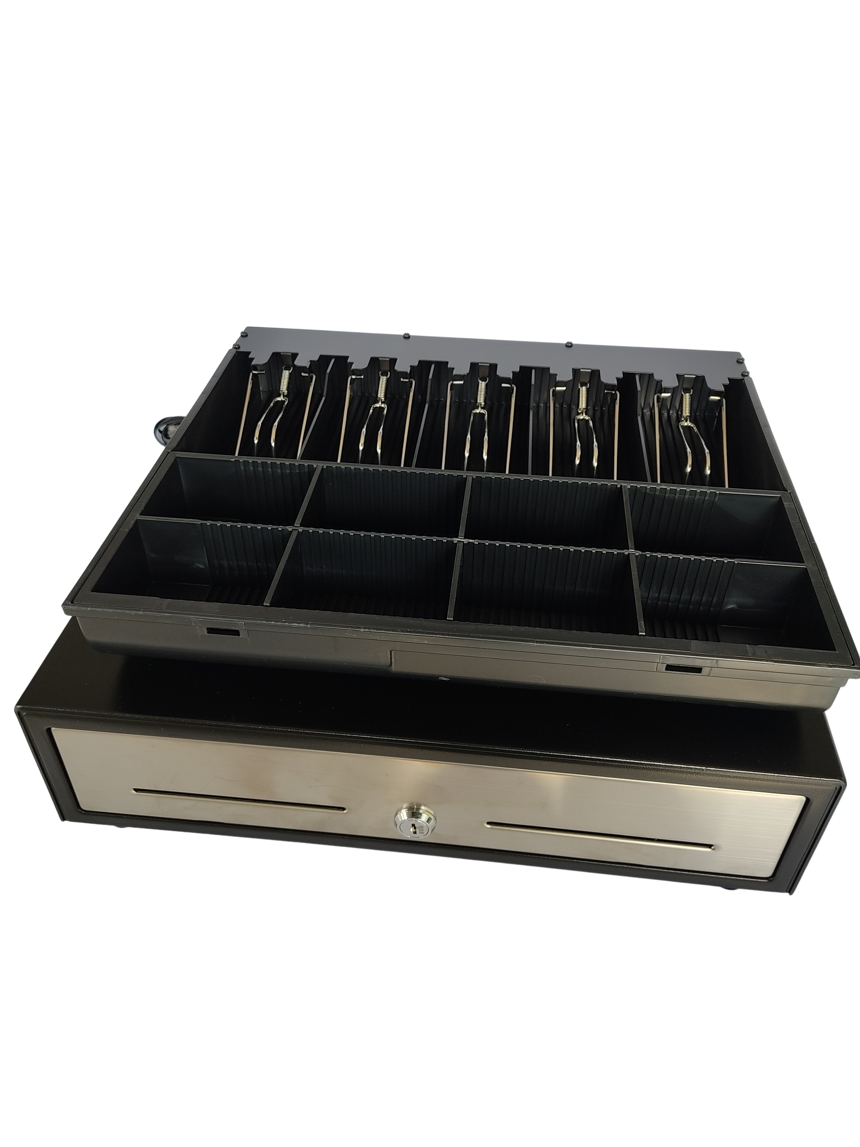 Cajón de dinero metálico