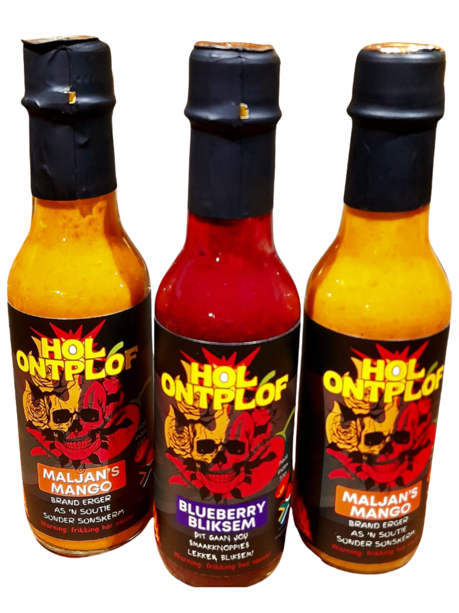 Holontplof Hot Sauce Trio