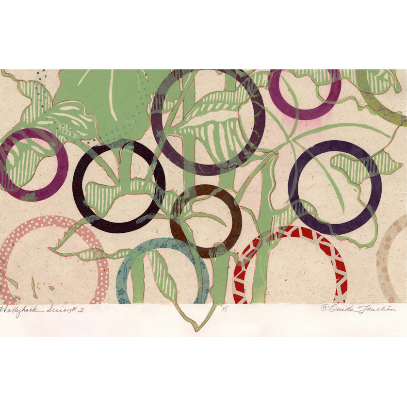 Hollyhock series no. 3