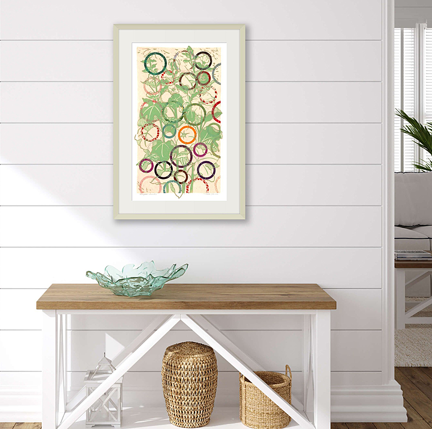 Hollyhock series no. 3