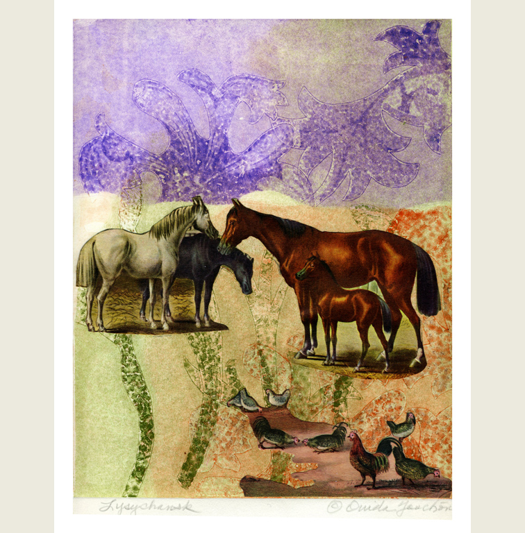 Ukrainian Monoprints- Lysychansk