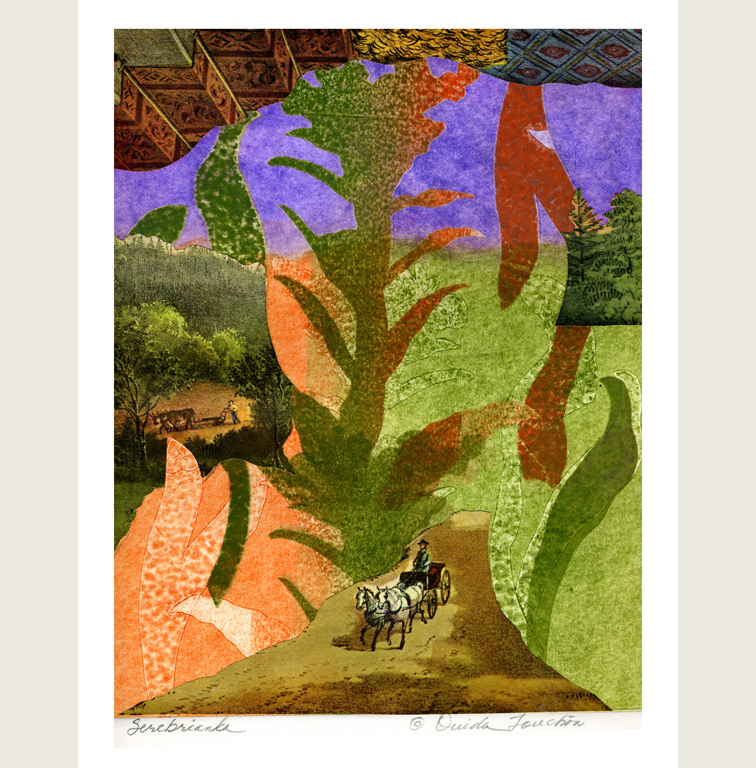 Ukrainian Monoprints- Serebrianka