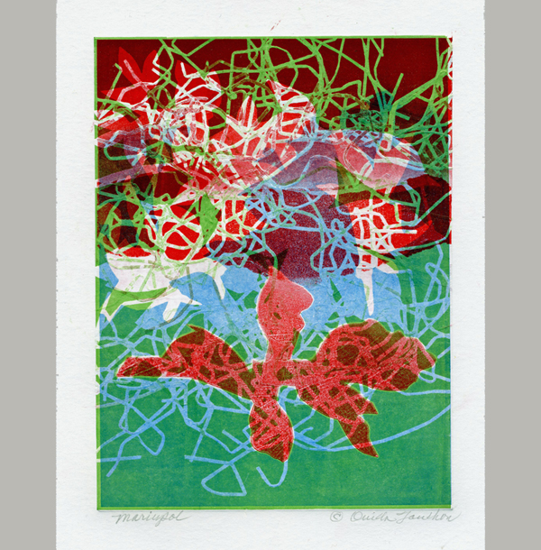 Ukrainian Monoprints-Mariupol 