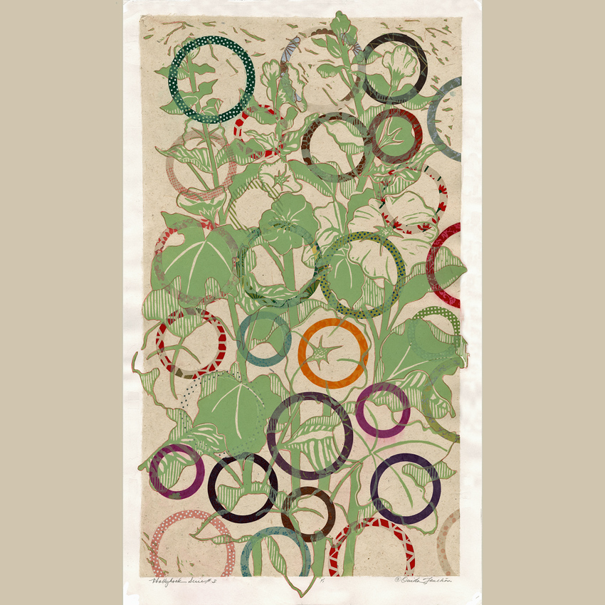 Hollyhock series no. 3