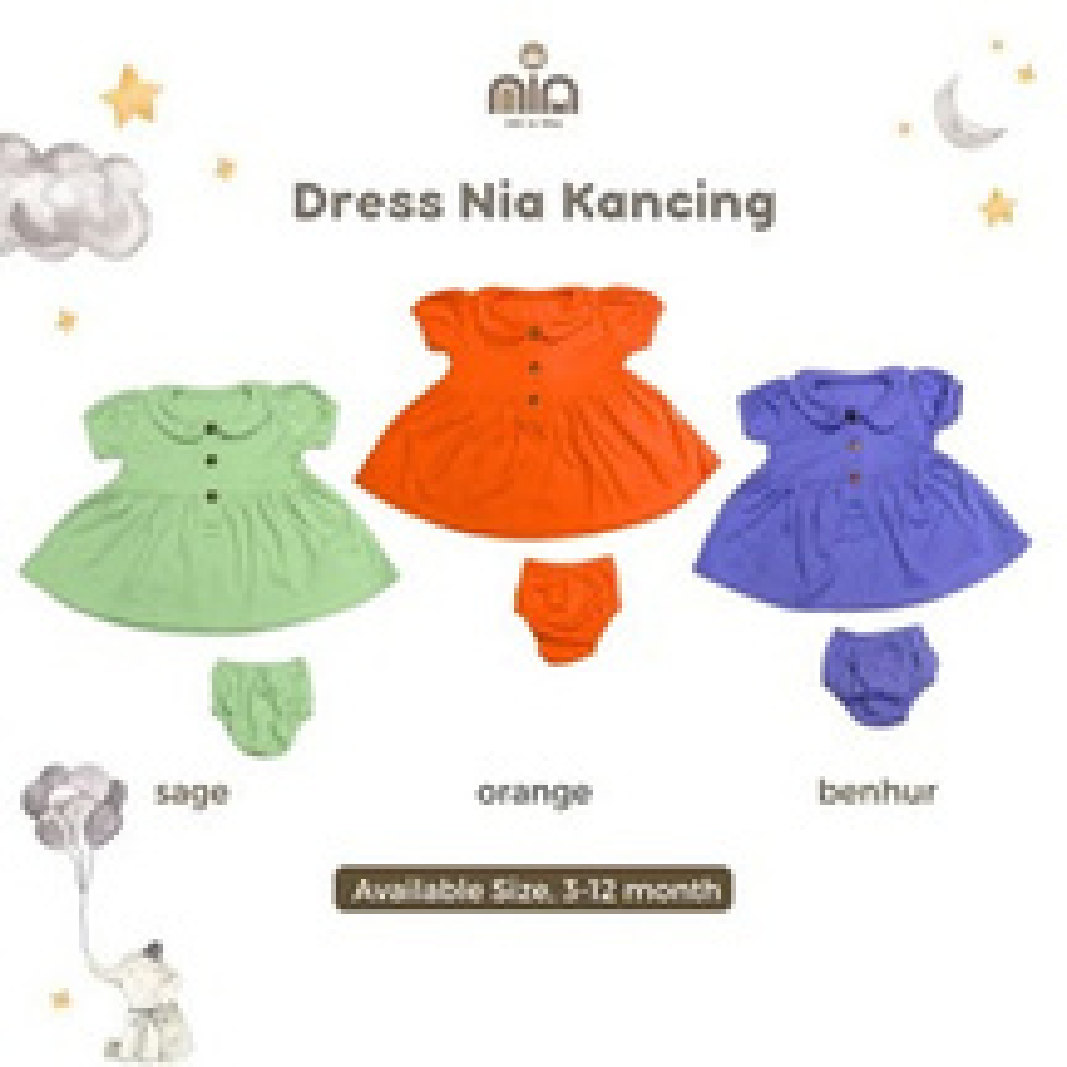 DRESS NIA KANCING