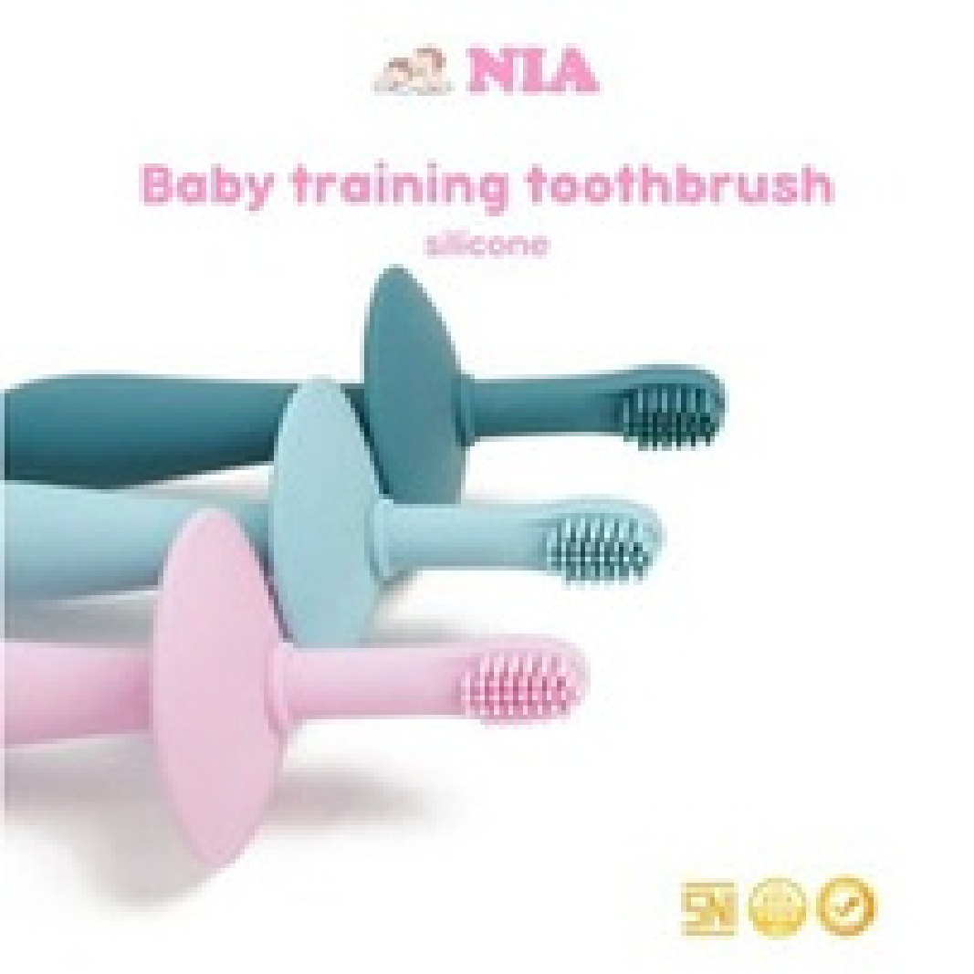 NIA BABY TRANING TOOTHBRUSH SILICONE