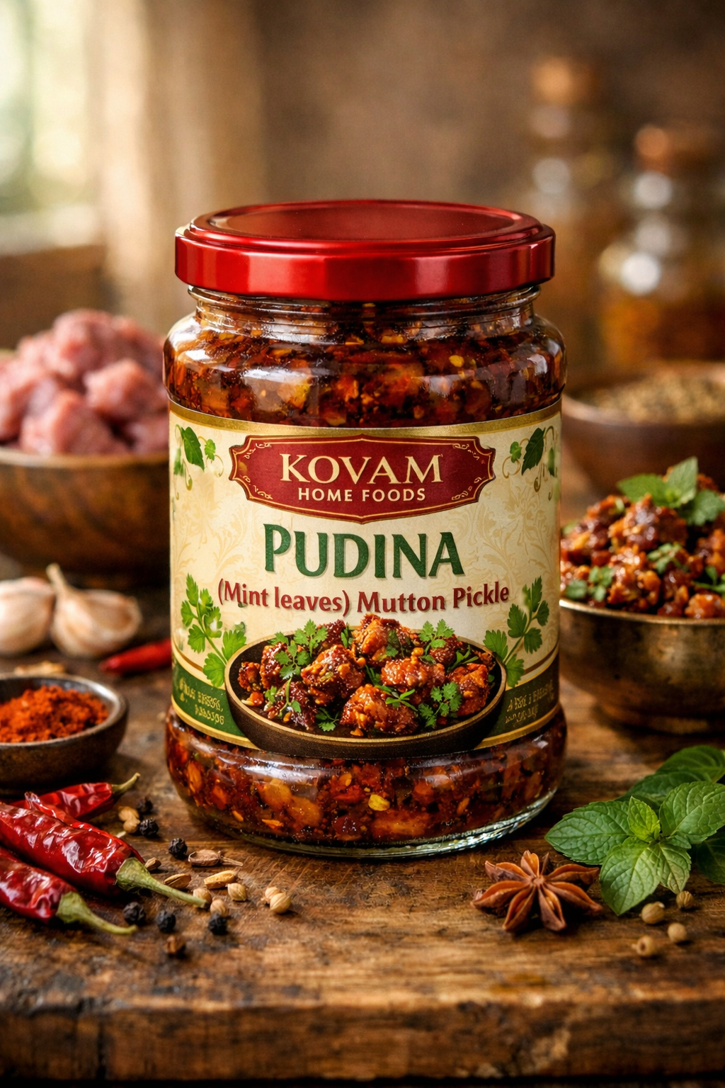 Pudina Mutton  pickle