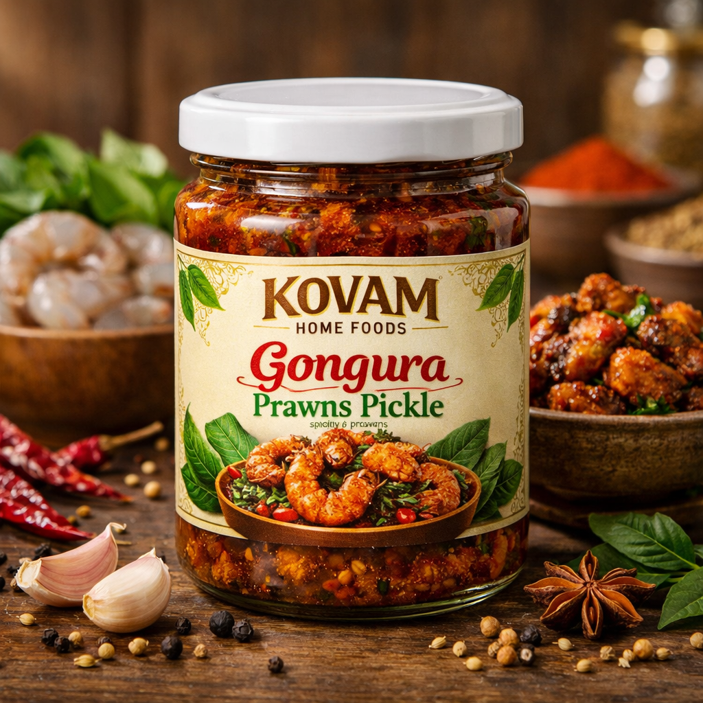 Gongura Prawns Pickle