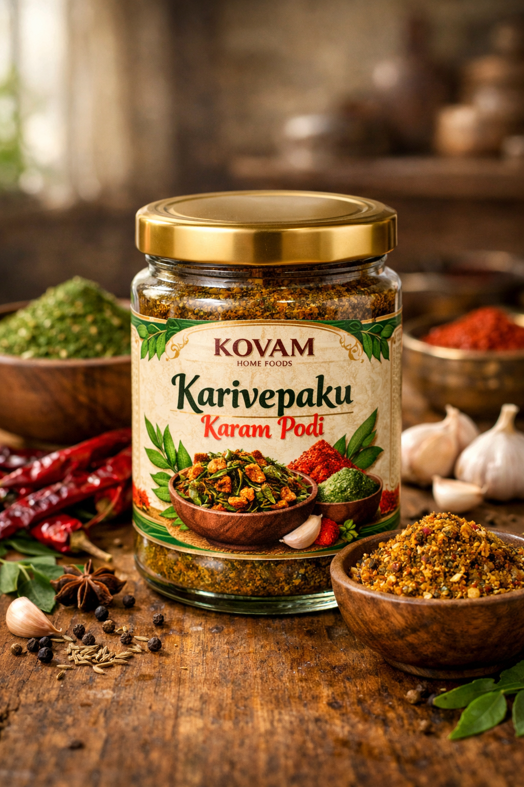 Karivepaku Karam Podi