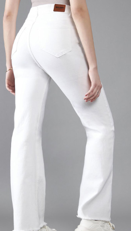 White Flared Jeans