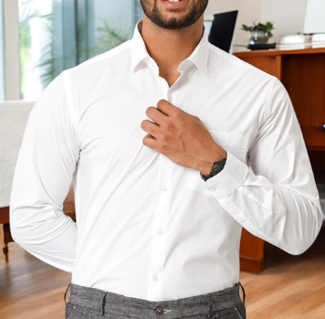 Men's White Dress Shirt